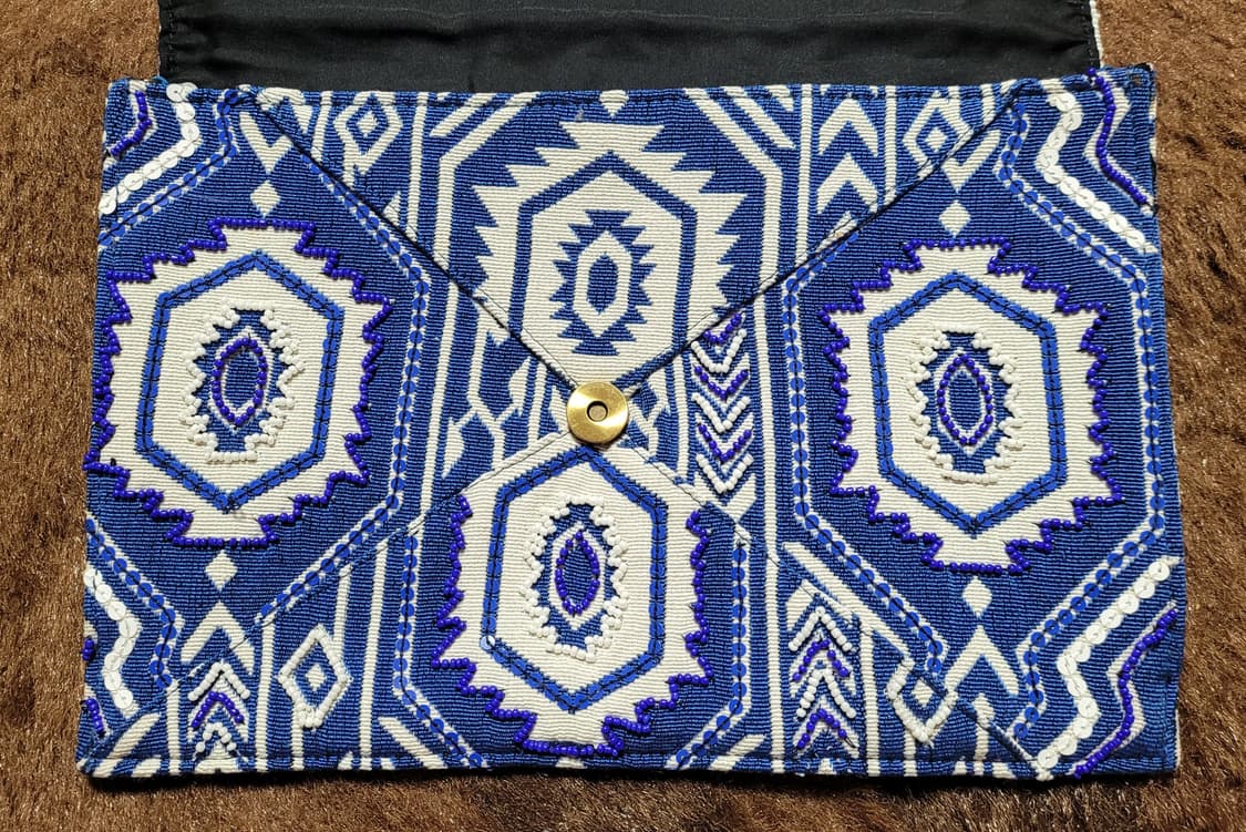 아즈텍 문양 비즈 클러치백  상품이미지3