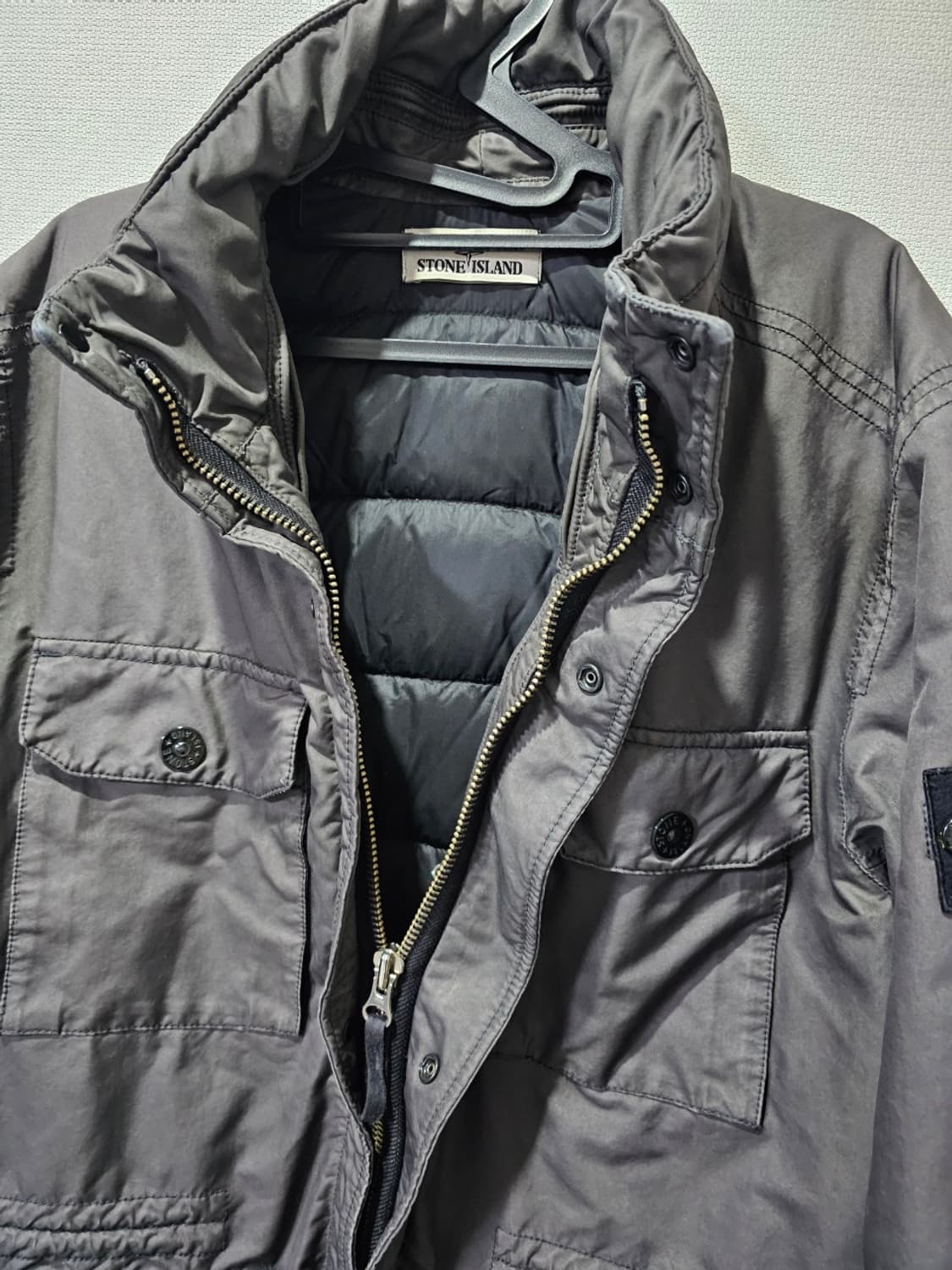 정품 스톤아일랜드 다비드 TC 야상 점퍼 자켓 95 / M 상품이미지3