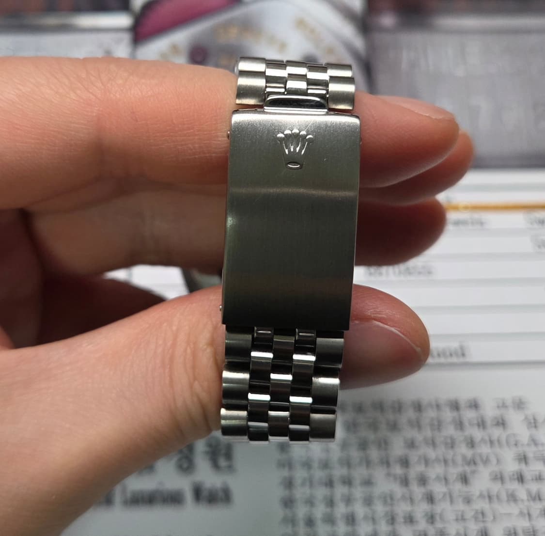 빈티지 롤렉스 데이저스트 16014 실버 보카시 상태최상 쥬빌리줄 ver 상품이미지7