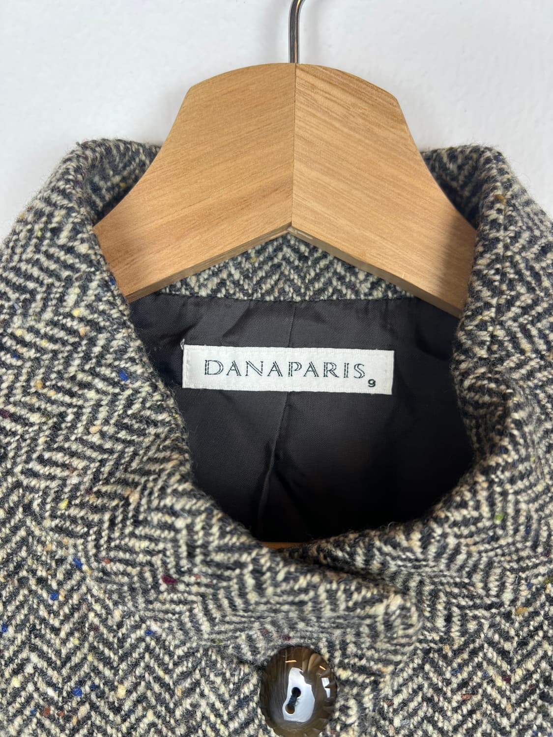 DANA PARIS 헤링본 모직 자켓 SIZE 9 상품이미지3