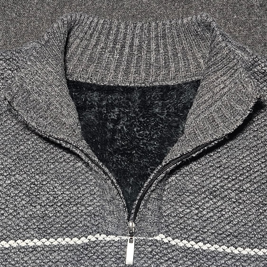 잭필드 남성 기모 반집업 니트스웨터 105 상품이미지3