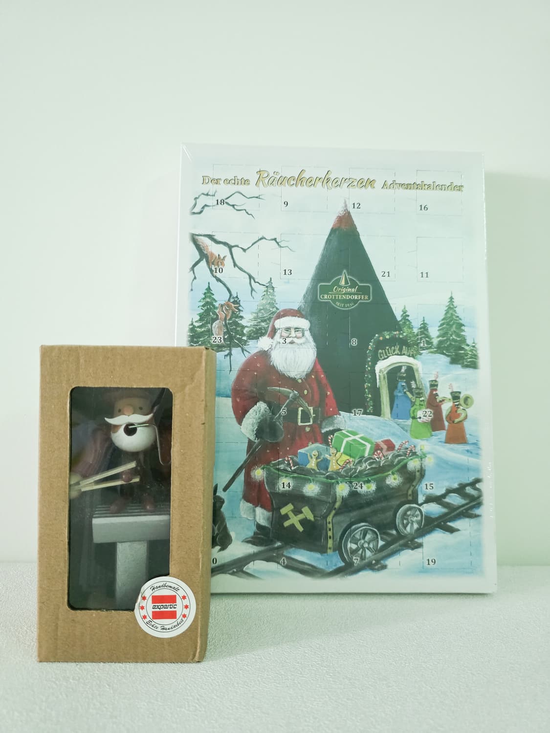 크리스마스 시즌 소세지굽는 독일목각 인센스콘 +캘린더세트 [새상품] 상품이미지6