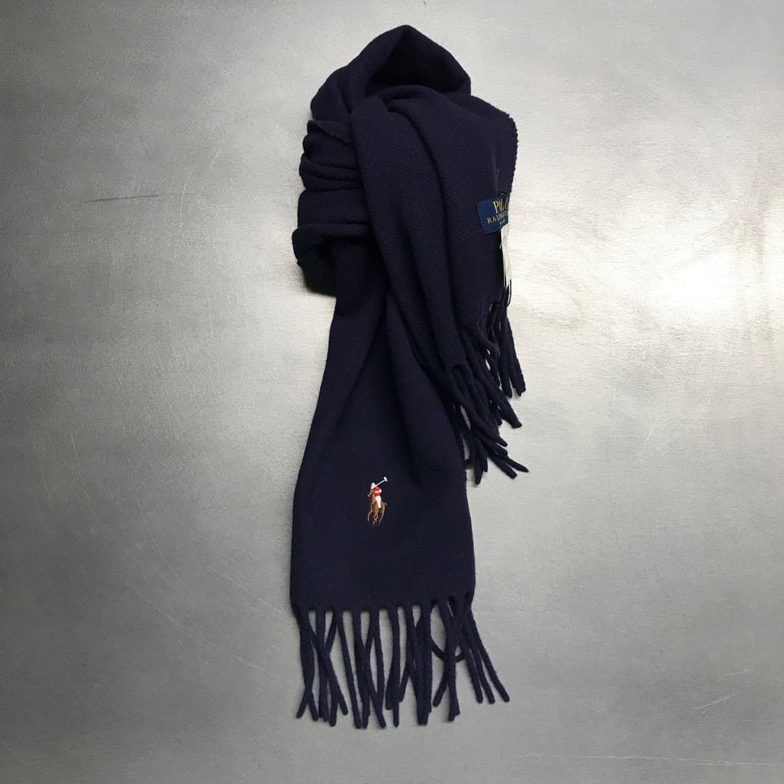 폴로 랄프로렌 머플러 네이비 상품이미지1