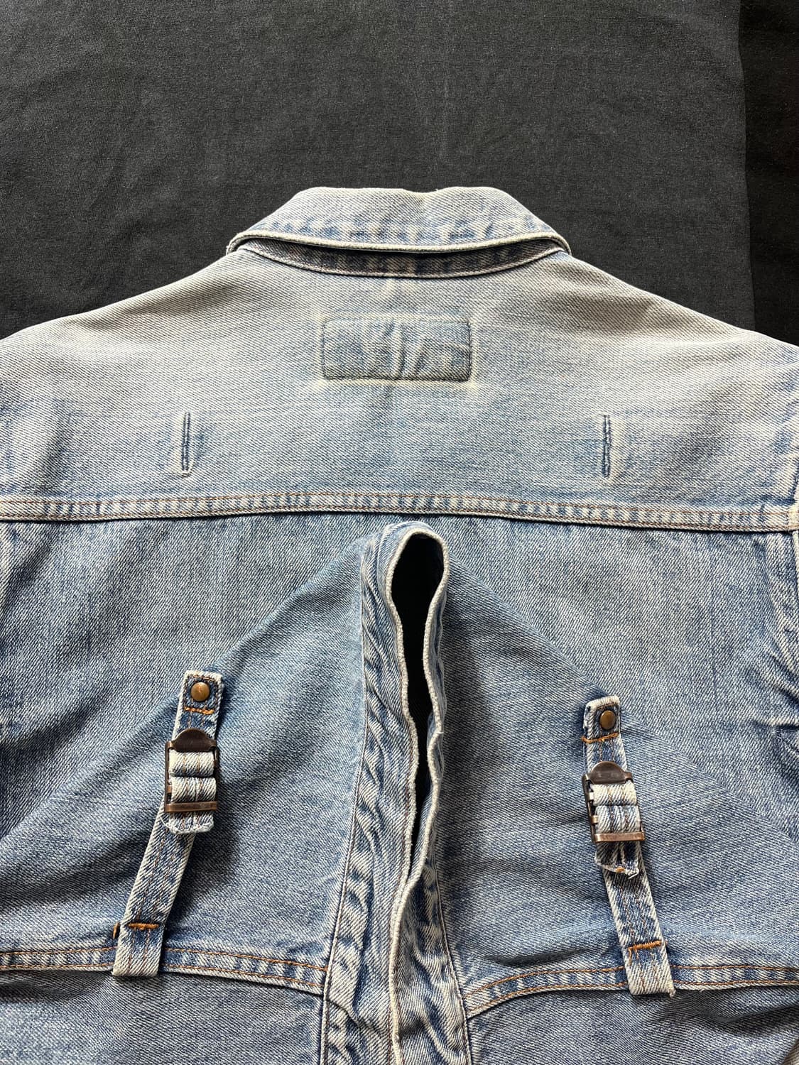 90s 빈티지 랭글러 블루벨 11MJ 웨스턴 데님 트러커 자켓 상품이미지7