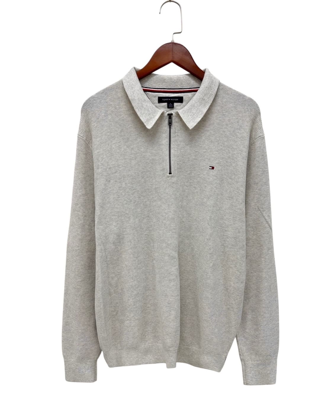 타미힐피거 반집업 니트 멜란지 (XL~2XL)  상품이미지1