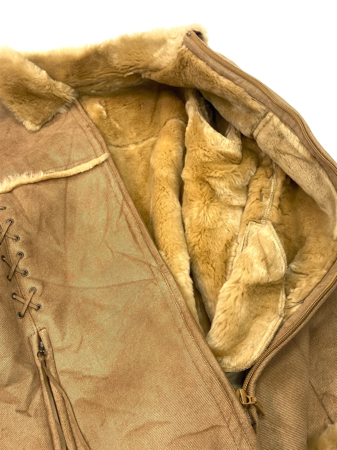 Sonia Rykiel Lace-up Shearling Jacket 상품이미지6