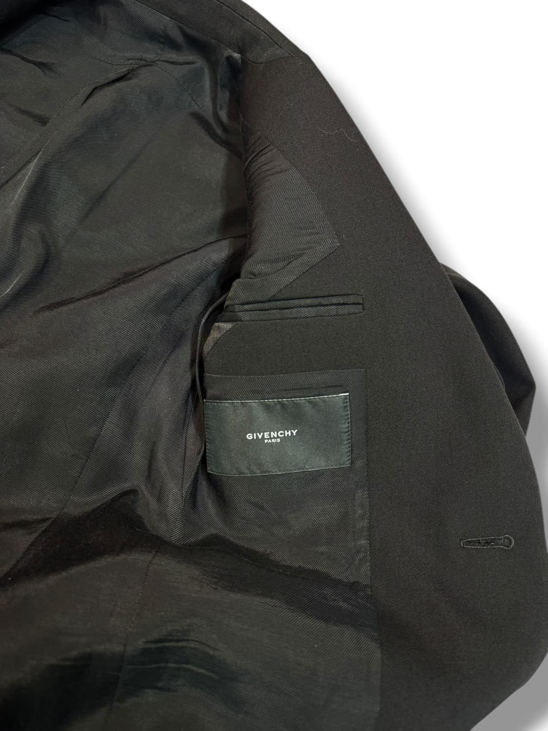 지방시 2014W 새틴 백패널 블랙 롱코트 made in ITALY (S 상품이미지7