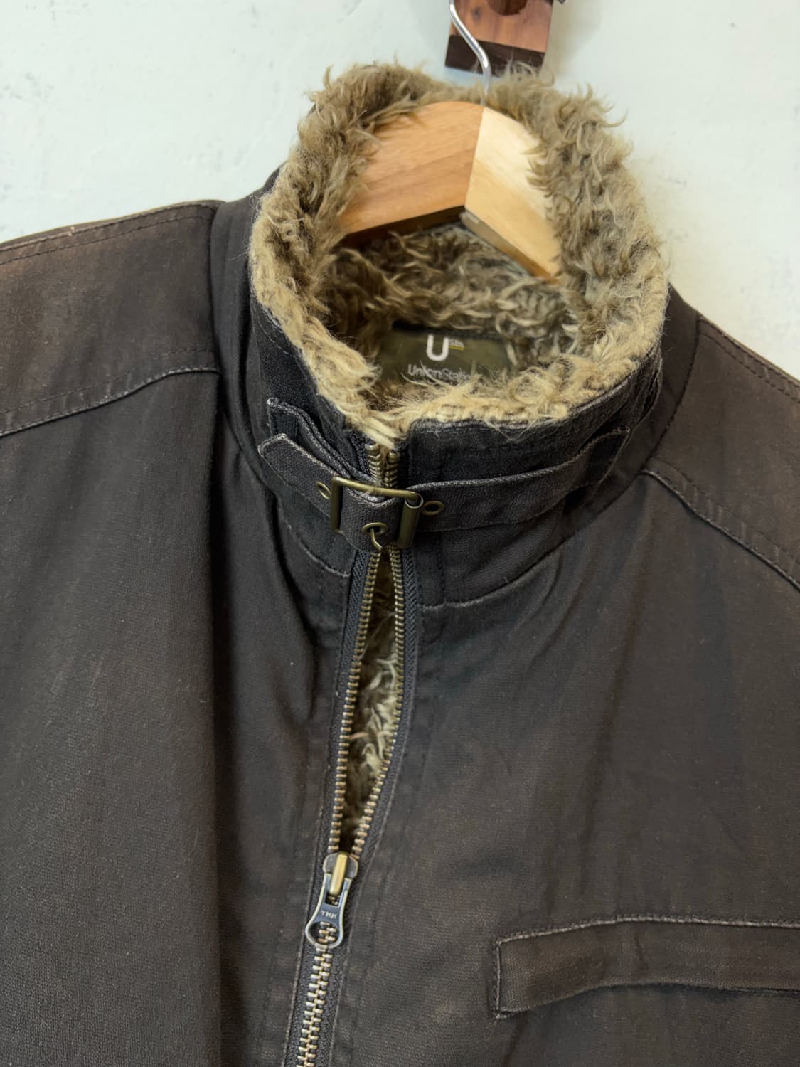 JPN 빈티지 포켓 퍼 코튼 자켓 상품이미지5