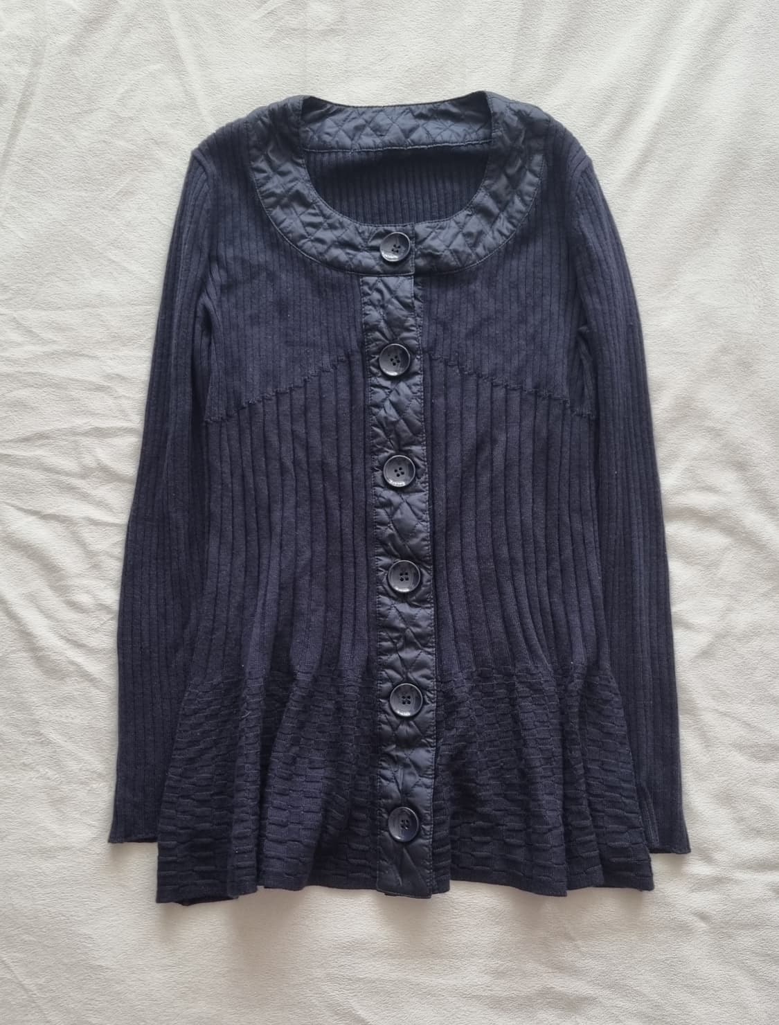 빈티지 긱시크 오리엔탈 네이비 단추 탑 상품이미지1