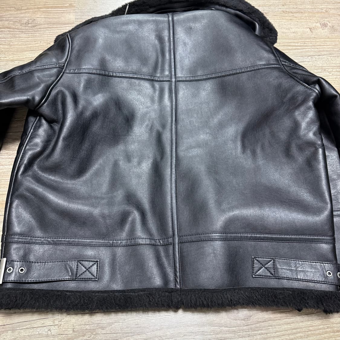 드로우핏 무스탕 자켓 블랙 상품이미지7