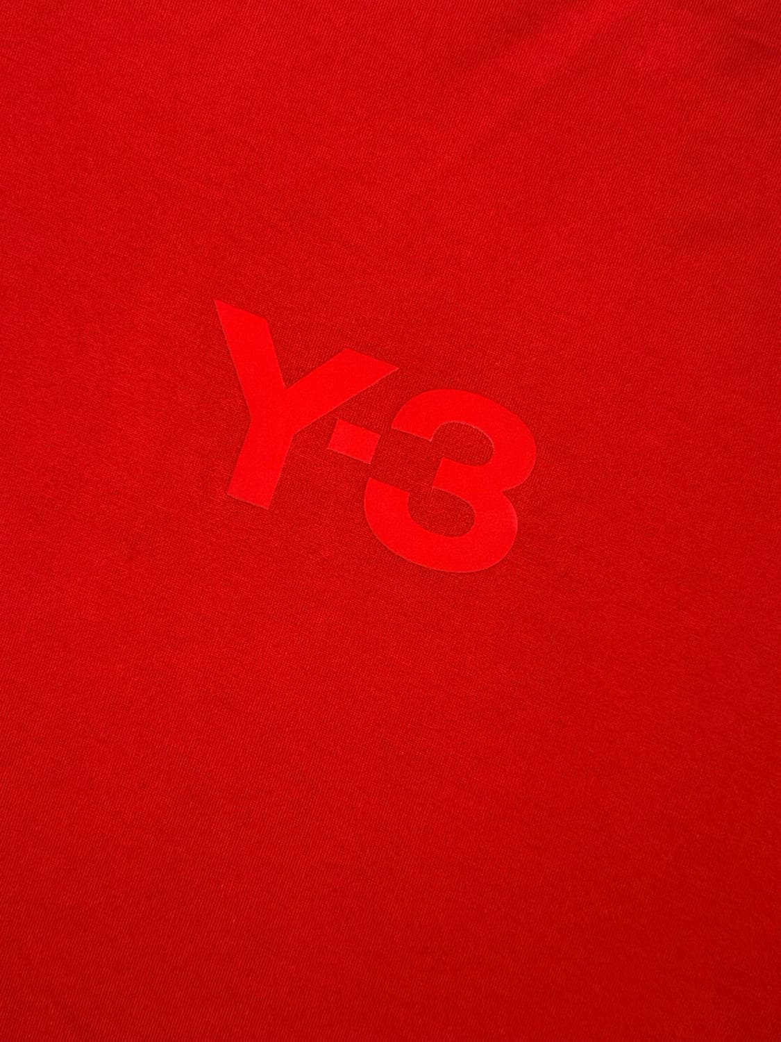 Y-3 로고 반팔 레드 상품이미지2
