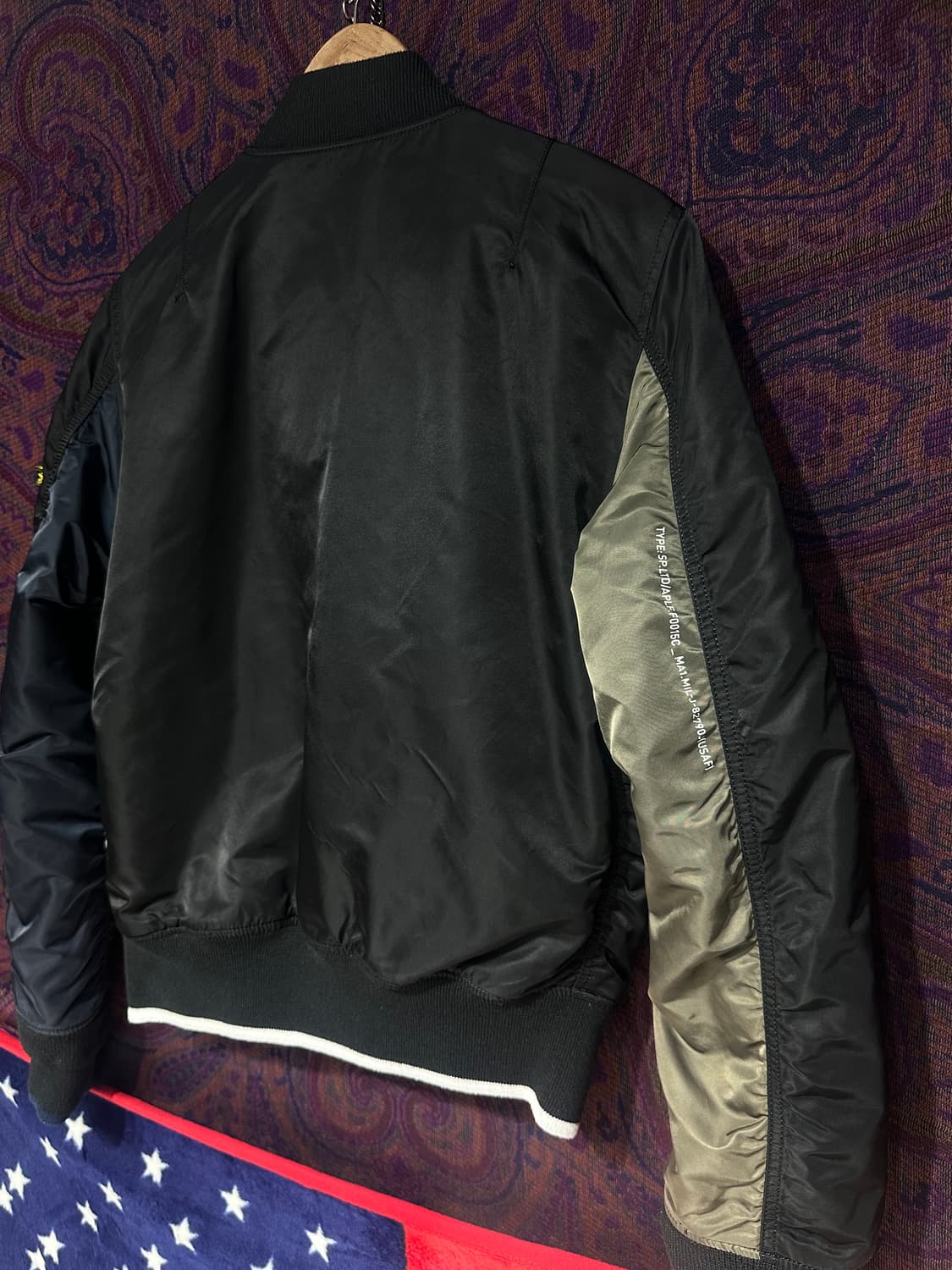 알파인더스트리 x 라이풀 MA1 항공점퍼 상품이미지7