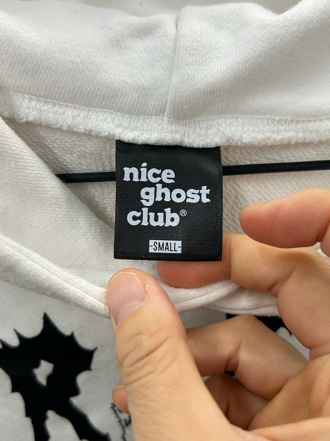 나이스고스트클럽 고양이 프린팅 후드티 상품이미지5