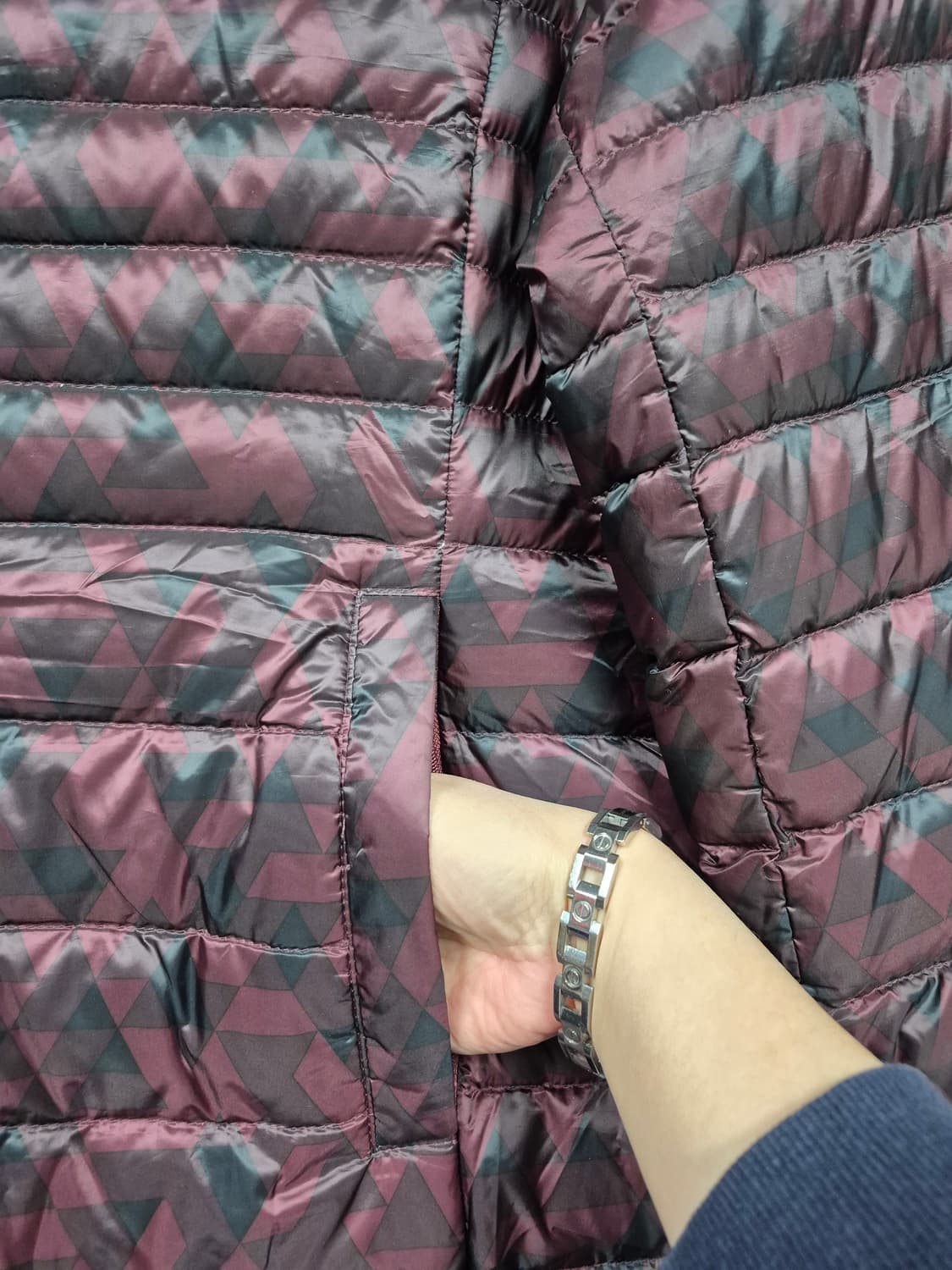 후드 다운 롱패딩 상품이미지4