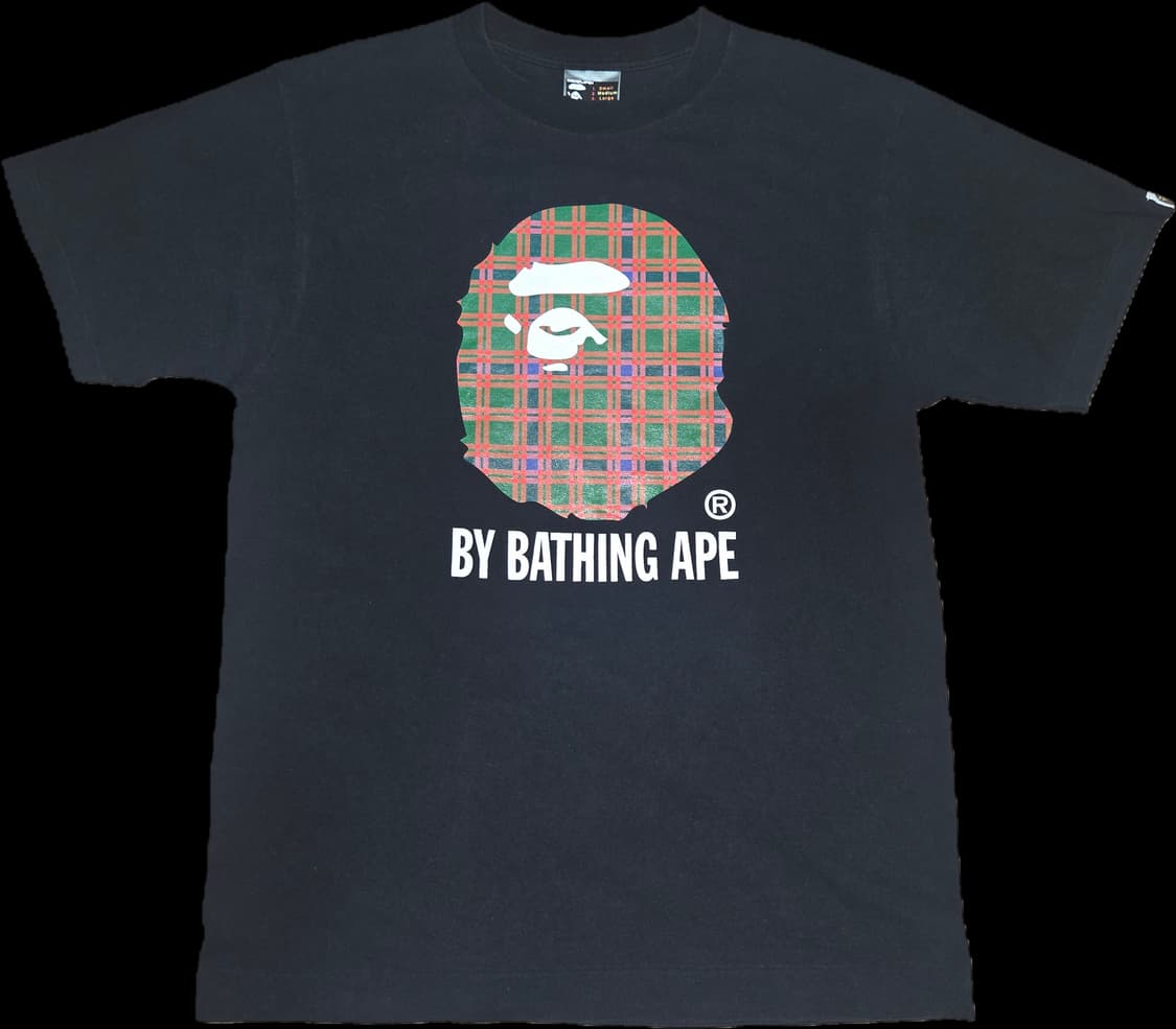 베이프 체크무늬 APE 반팔티 (구형택) 상품이미지1
