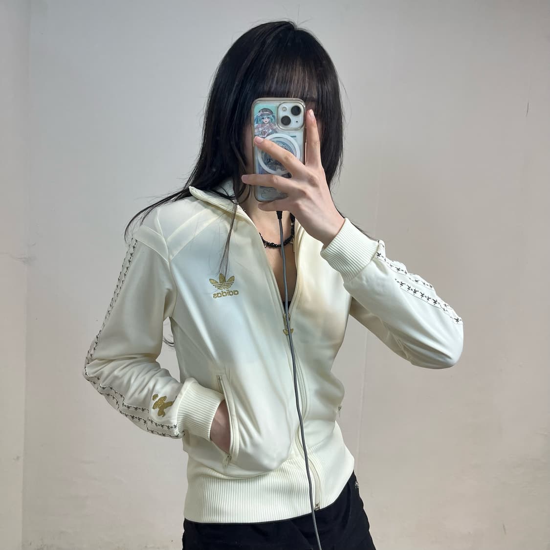 Adidas white D Russia track top jersey 상품이미지2