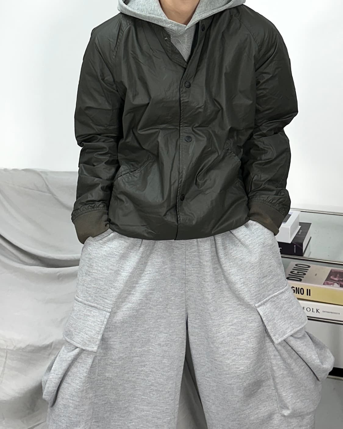 노스페이스 카키 블루종 110 상품이미지1