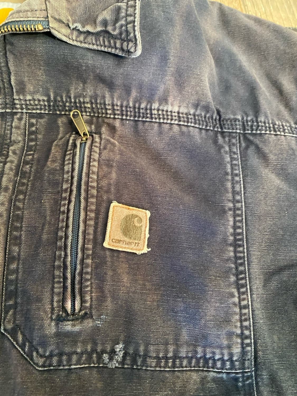 칼하트 J163 디트로이트 자켓 다크 네이비 상품이미지3