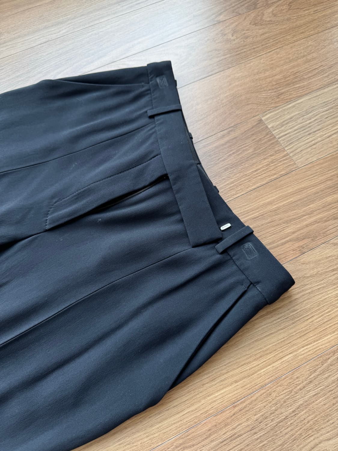 알렉산더 맥퀸 자카드 플레어 팬츠 (블랙) 상품이미지3