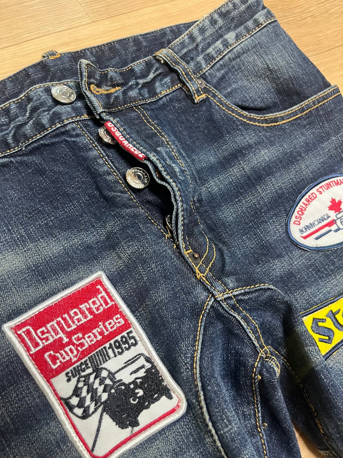 디스퀘어드2 패치 데님 팬츠 48 상품이미지2