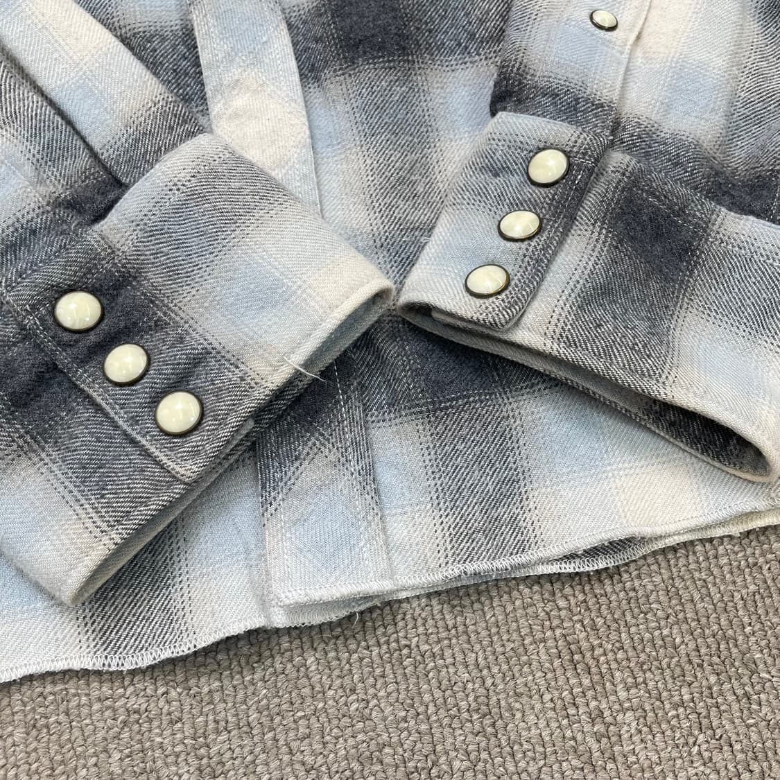 ALLSAINTS 올세인츠 플렌날 옴브레 웨스턴셔츠 m 상품이미지4