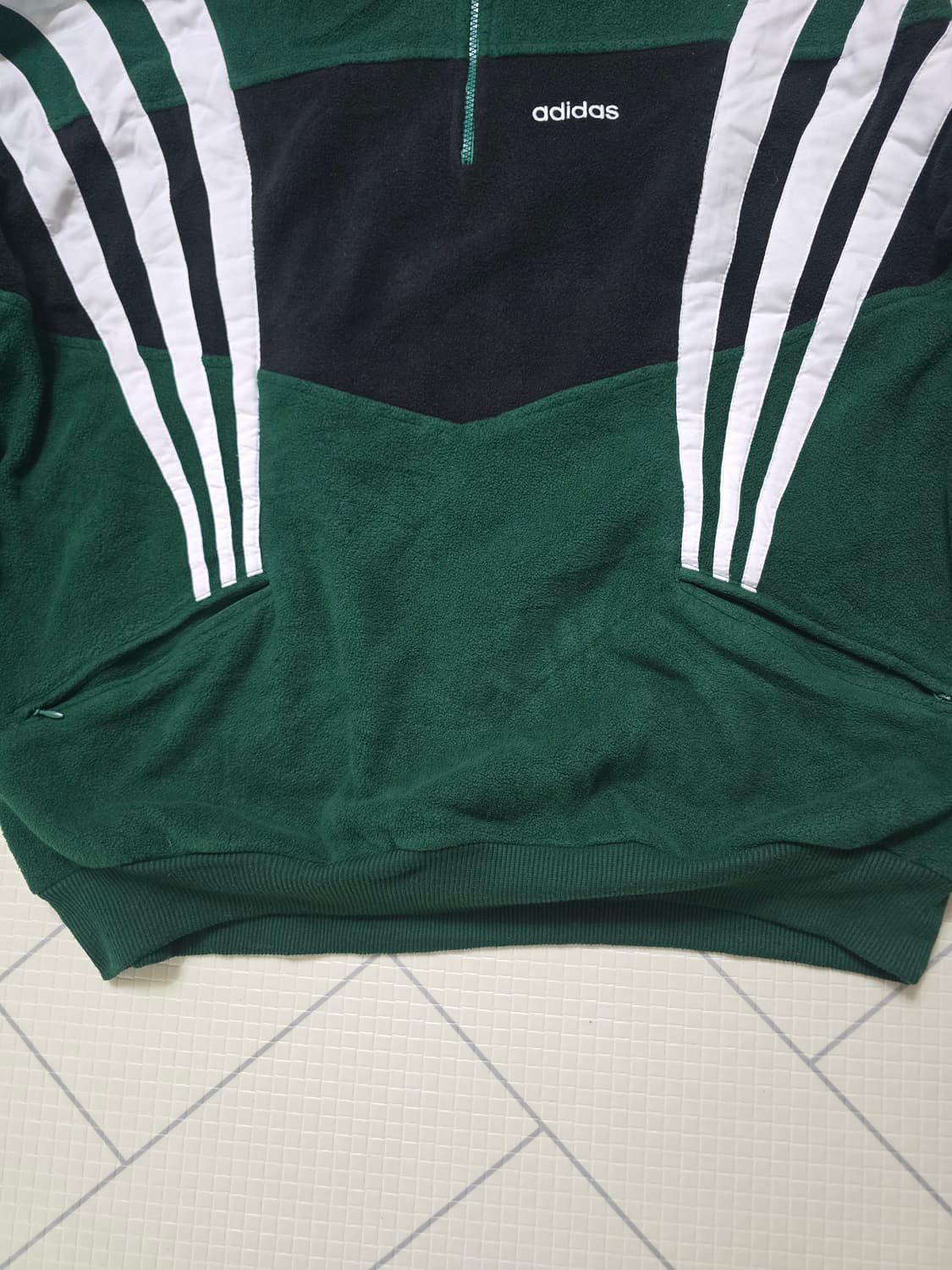 아디다스 올드스쿨 반집업 후리스 상품이미지2