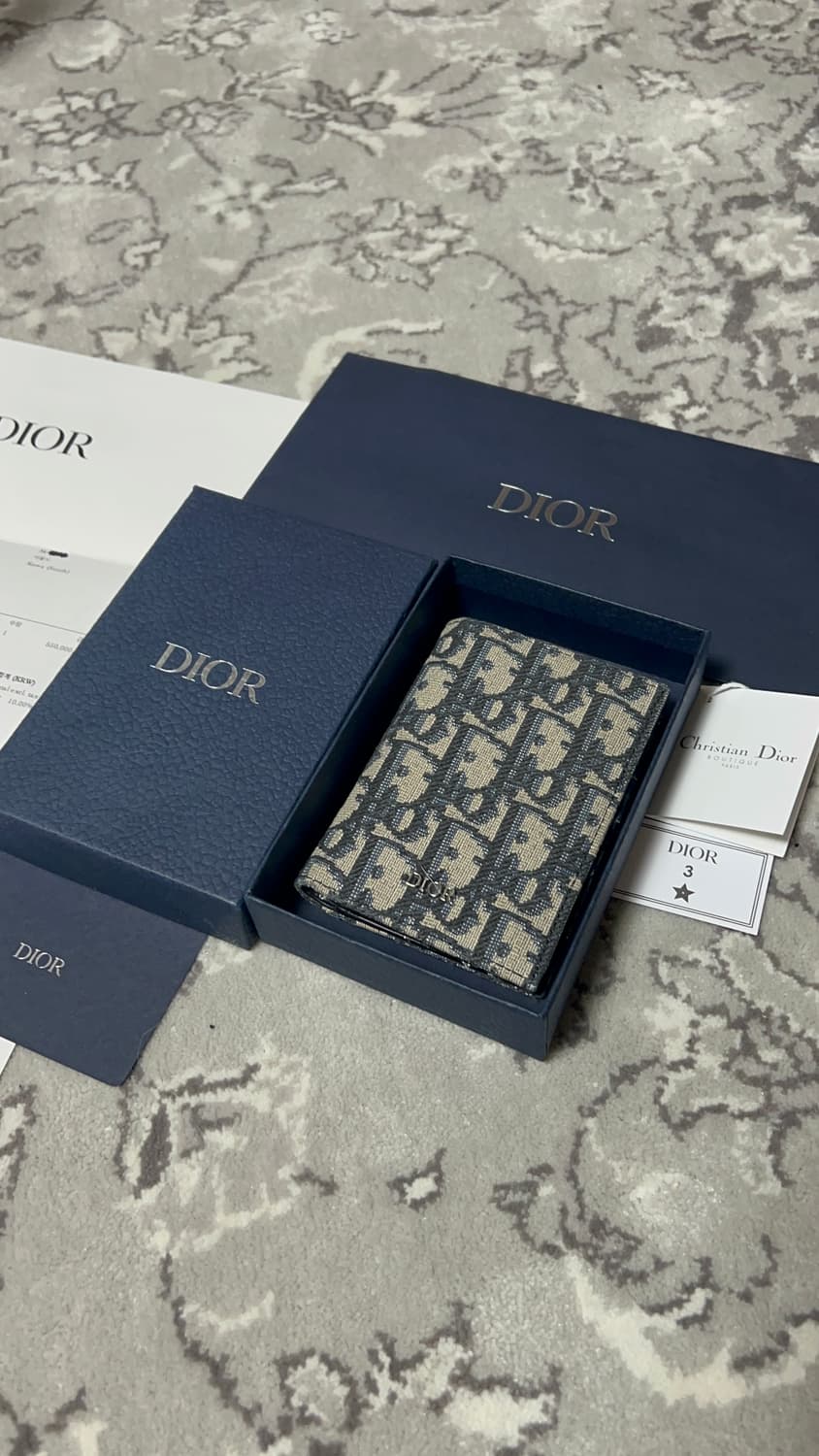 디올 오거나이저 반지갑 카드지갑 지갑 상품이미지1