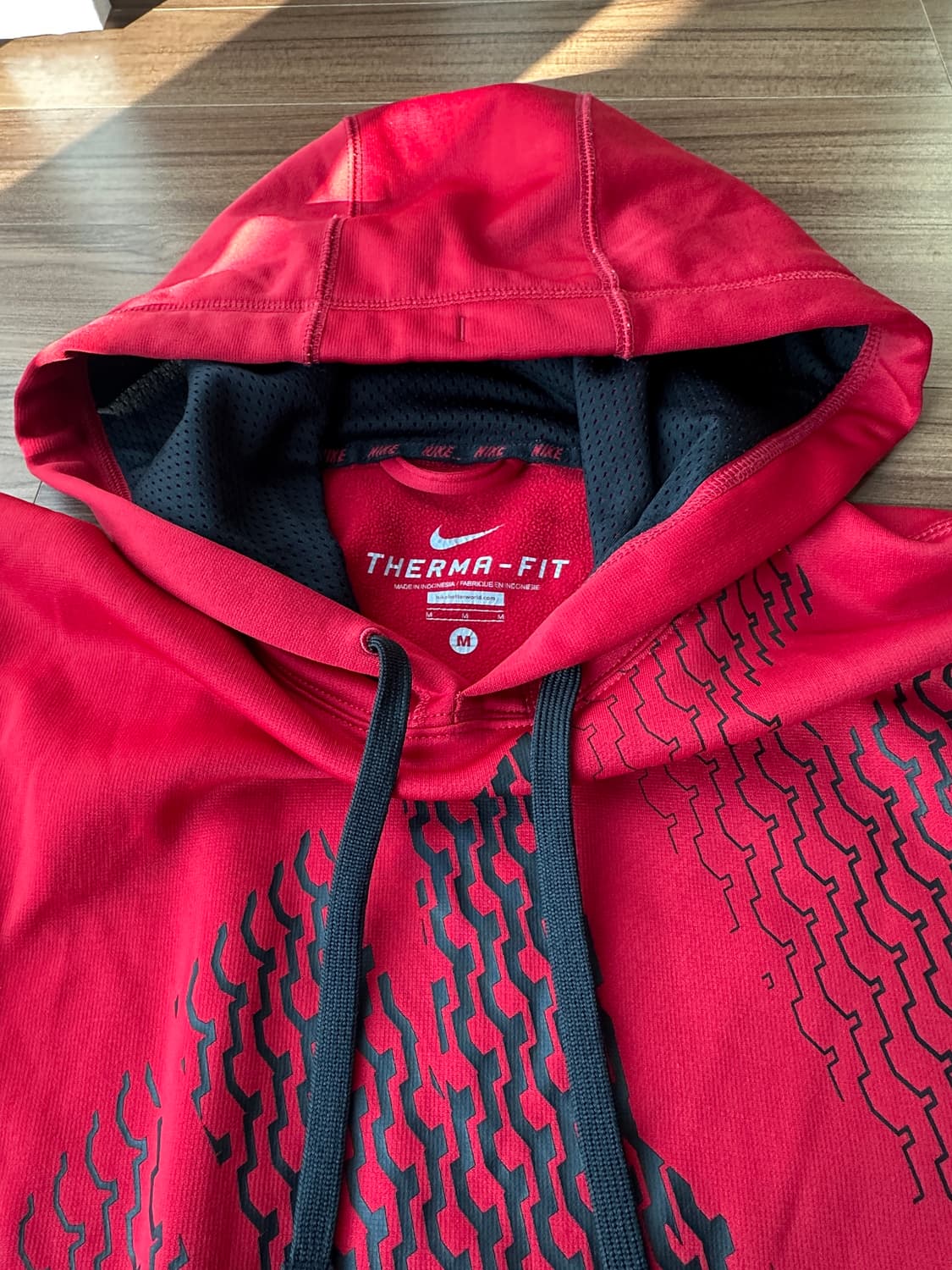 나이키 써마핏 기능성 후드티 레드 M 상품이미지7