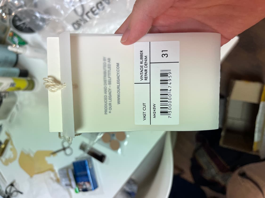 아워레가시 바스트컷 빈티지 리페어 데님 31사이즈 상품이미지4