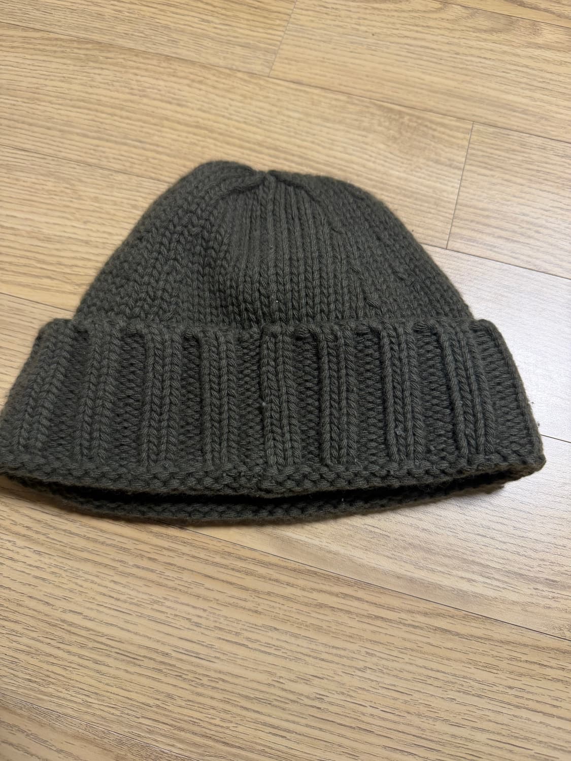 [OS] 스톤아일랜드 니트 비니 카키 상품이미지2