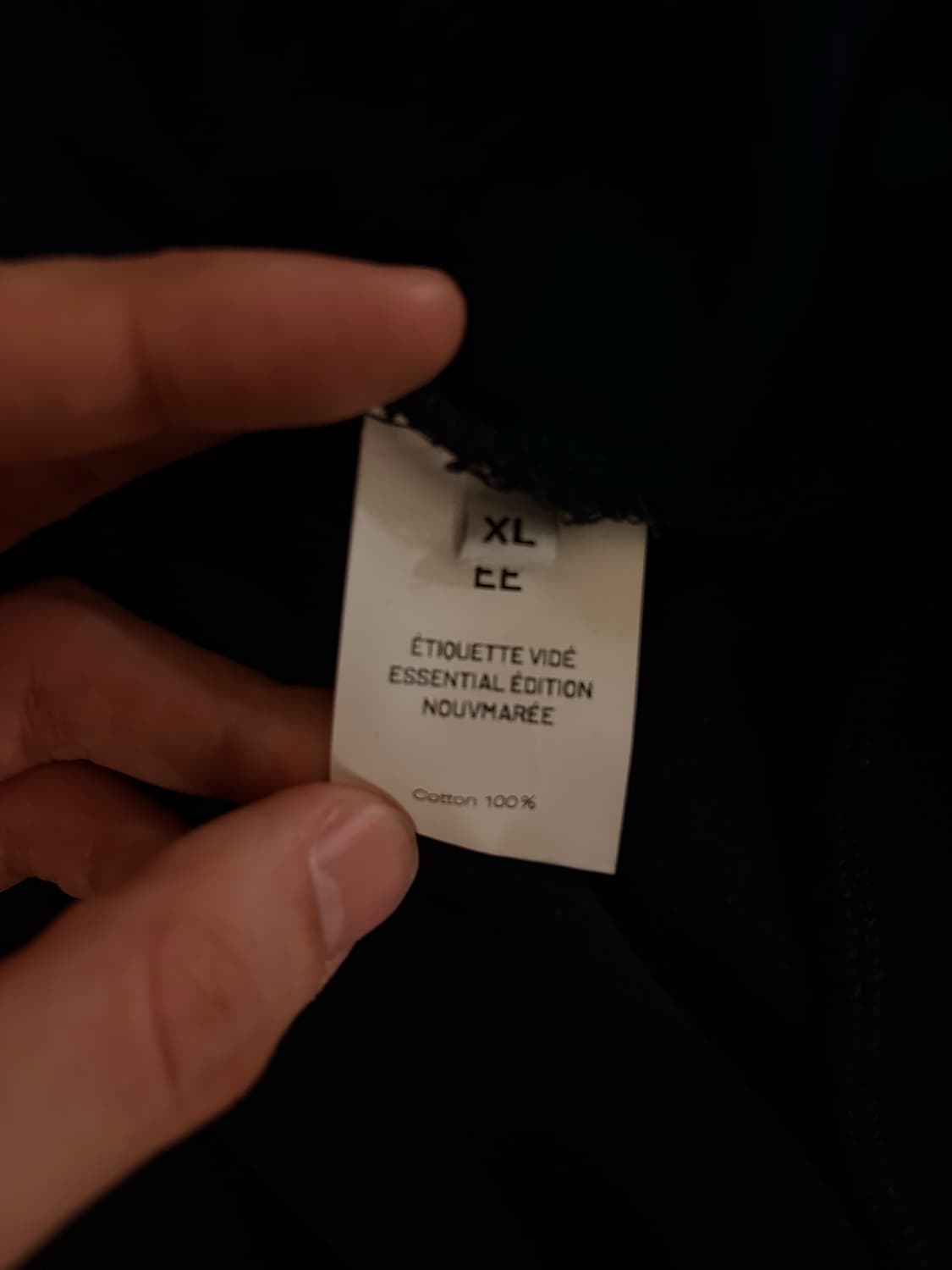 누마레 EE 후드집업 블랙 XL 25FW 상품이미지7