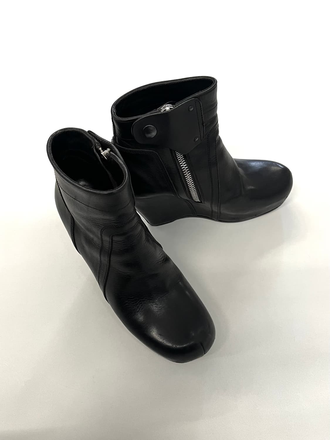 릭오웬스 레더 웨지부츠 상품이미지9