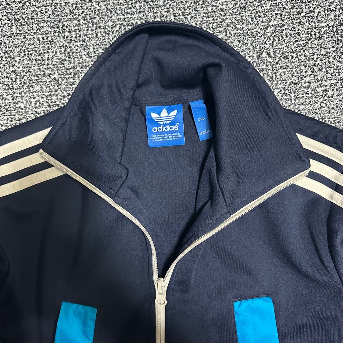 (95) 아디다스 트랙탑 네이비/블루 져지 상품이미지2