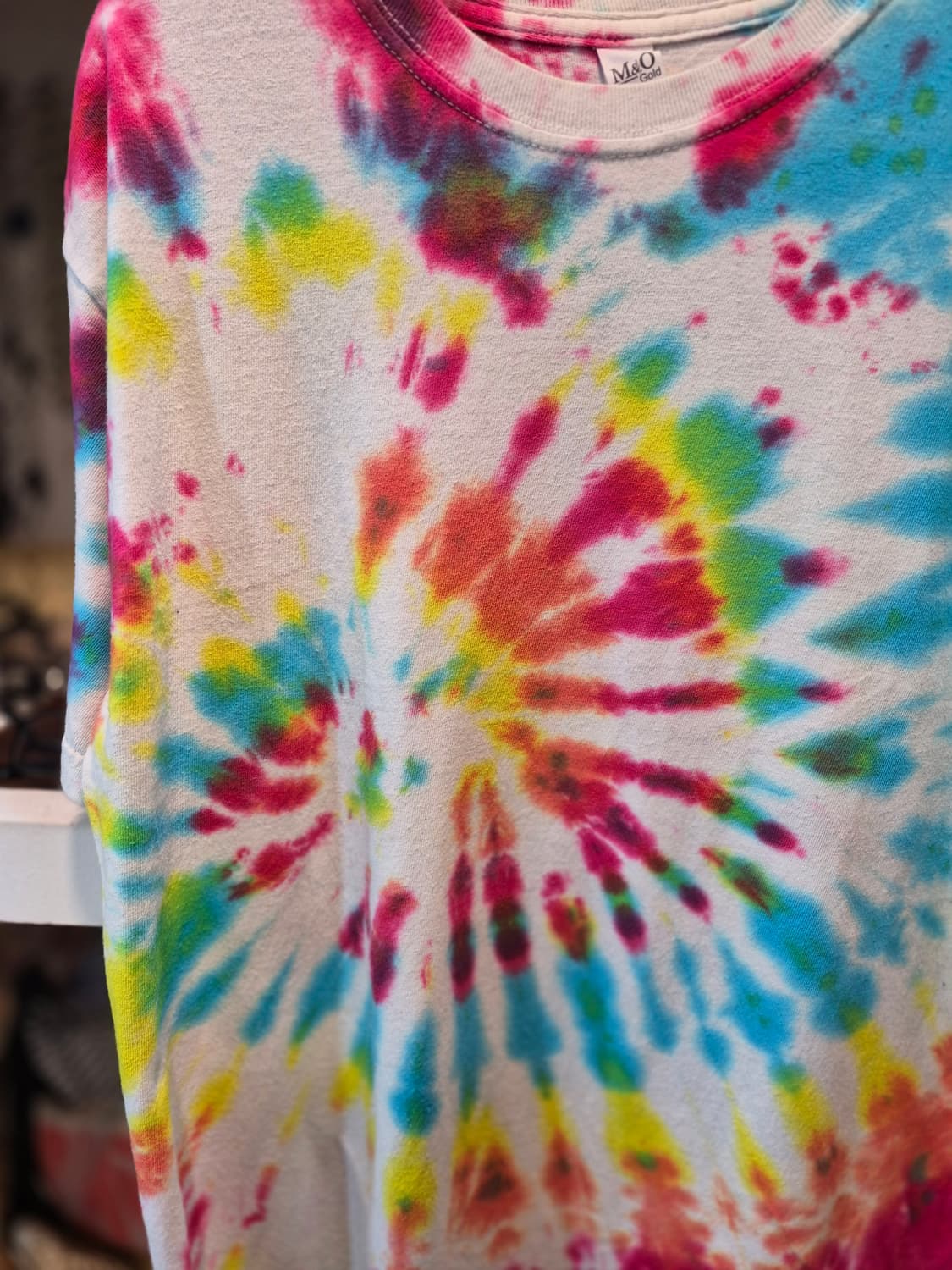 M&O 스피럴 염색 반팔 티셔츠 상품이미지3