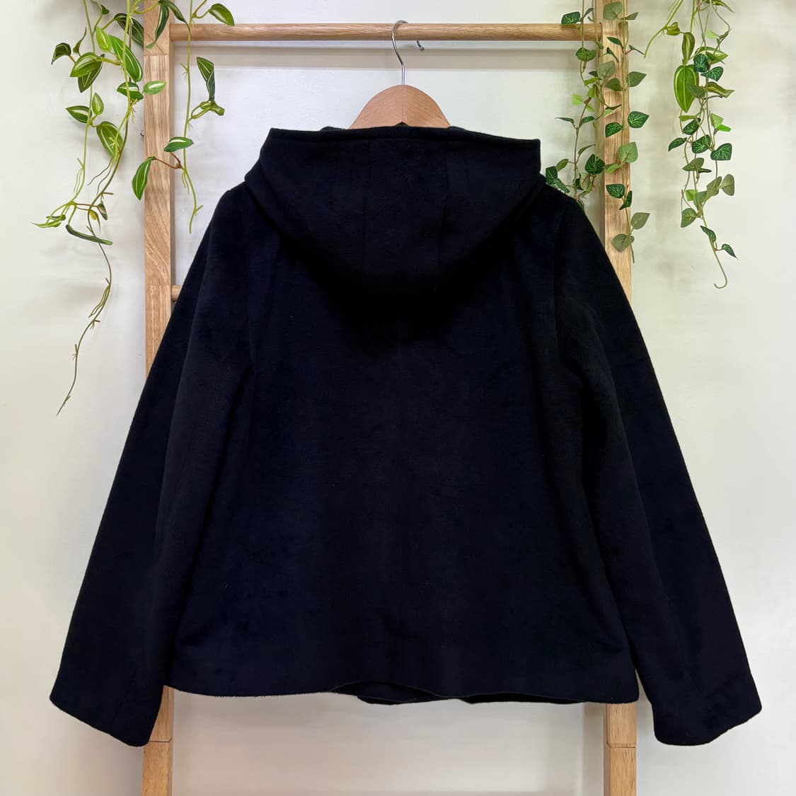 earth music 얼스뮤직/ 후드숏코트 반코트 해린코트 모리걸숏코트 상품이미지2