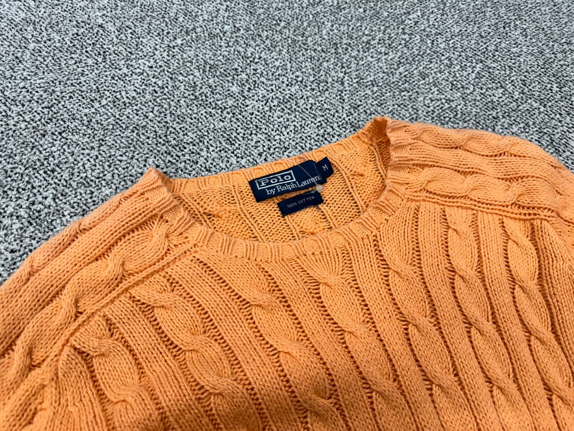 폴로 랄프로렌 90s 꽈배기니트 상품이미지3