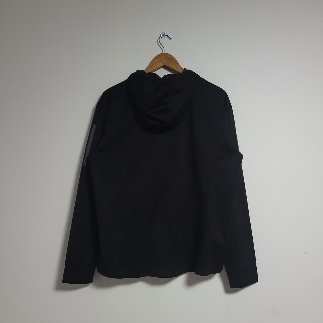 (105) ADIDAS 아디다스 스포츠 블랙 삼선 후드집업 상품이미지6