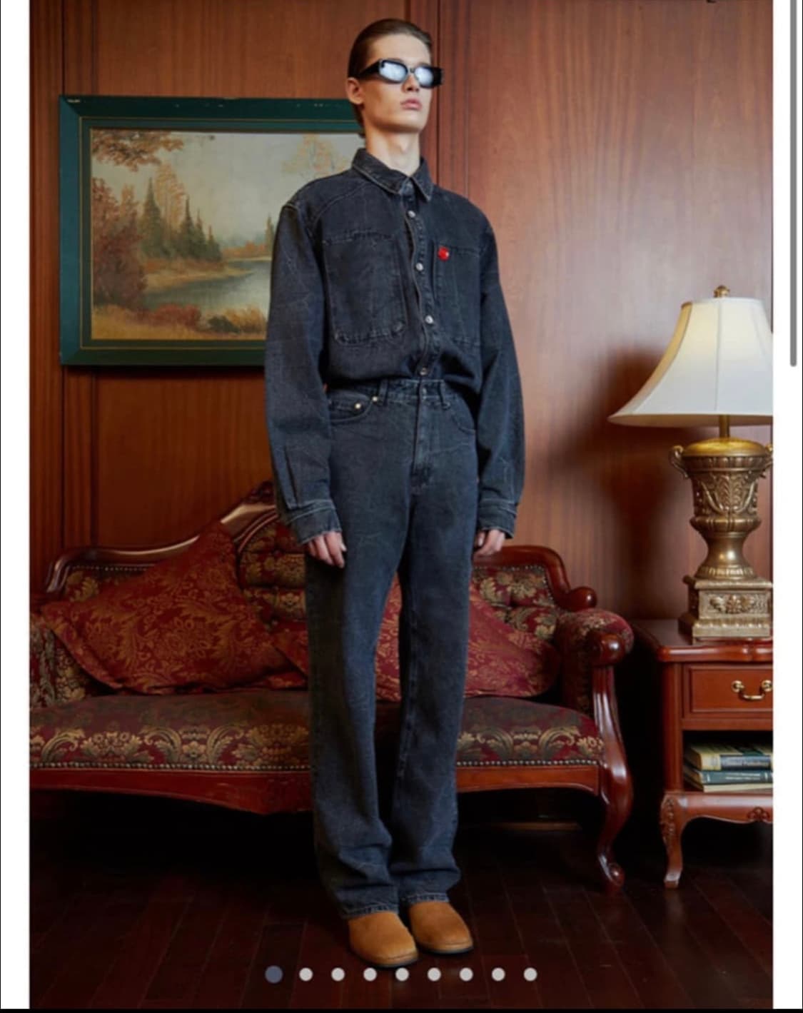 Stu 데님 셔츠 자켓 L 상품이미지1