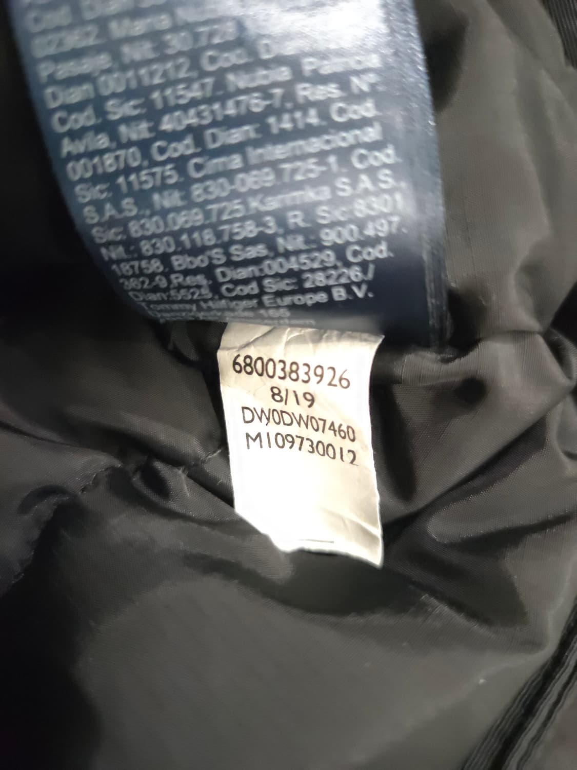 타미힐피거 블랙 다운 롱패딩_XS 상품이미지9