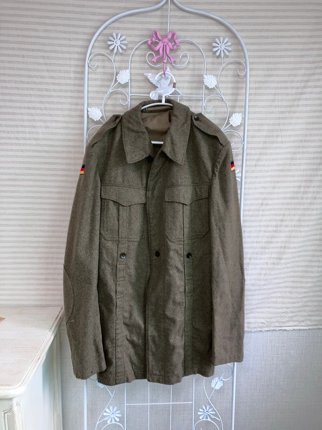 jpn vintage 카키 코트 자켓 y2k 스트릿 갸루 펑키 일본빈티지 상품이미지1
