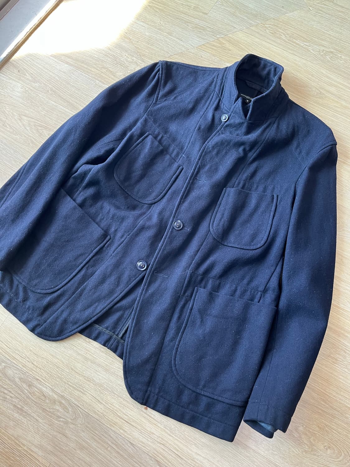 엔지니어드 가먼츠 베드포드자켓 네이비 20oz 멜튼울 s 상품이미지5