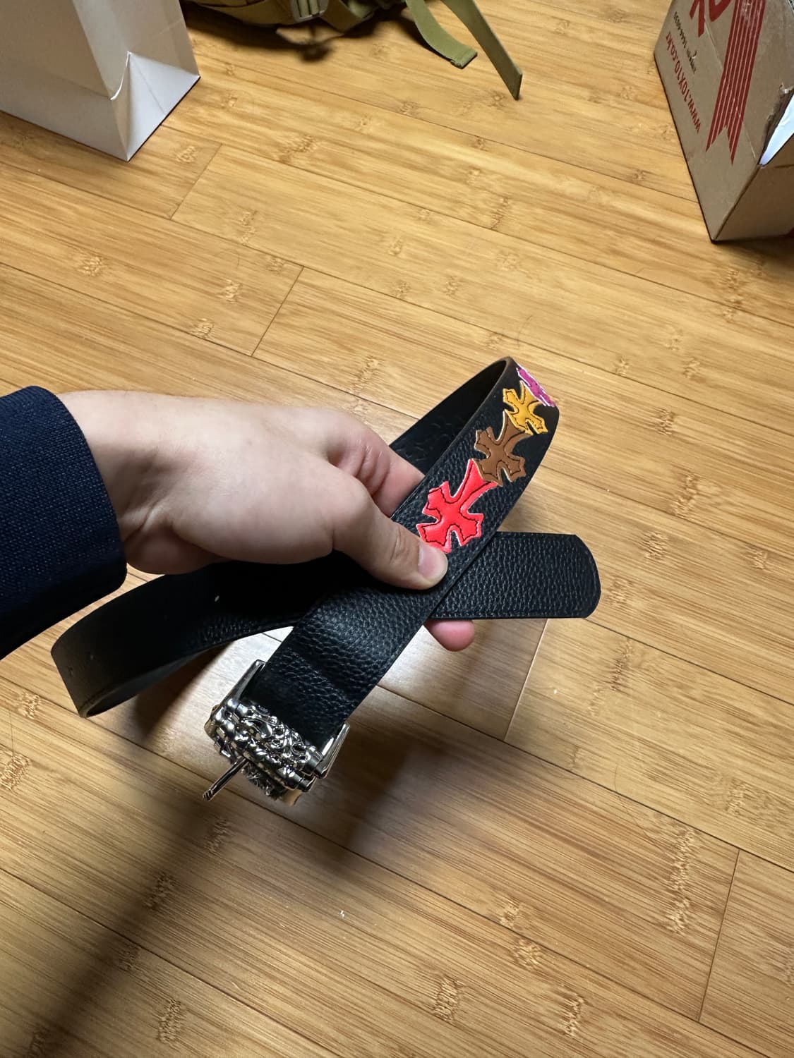 크롬하츠 스타일 벨트 상품이미지3