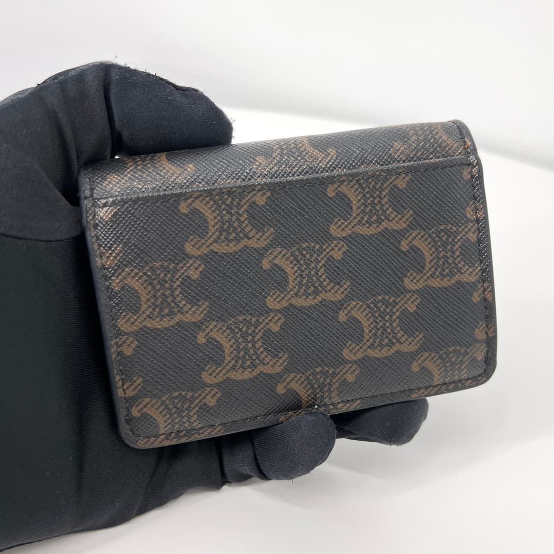 [감정완료] 셀린느 트리오페 플랩 여성 카드지갑 상품이미지4