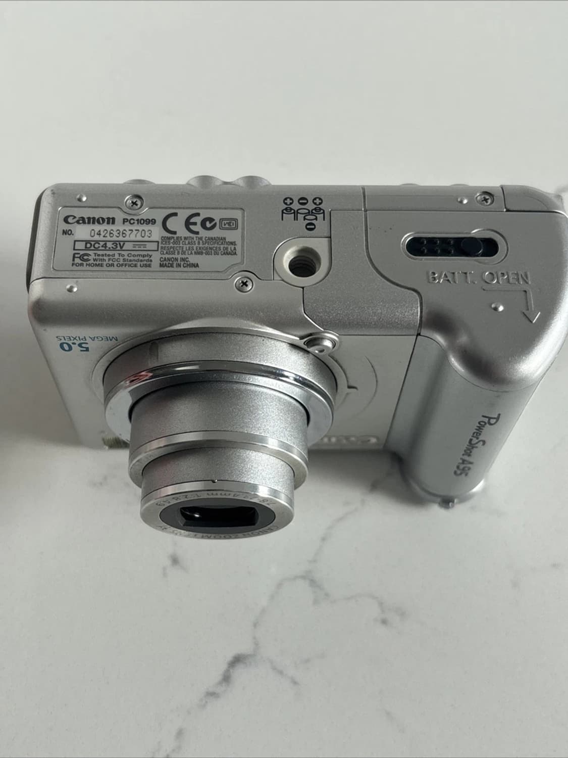 캐논 파워샷 A95 빈티지 디지털 카메라 상품이미지3