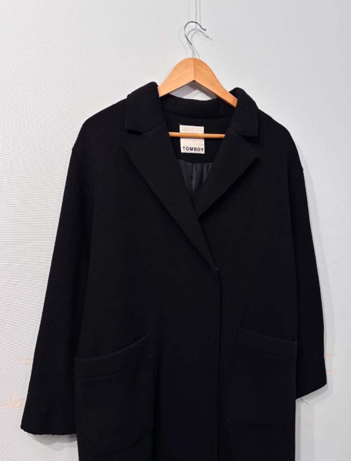 스튜디오톰보이 블랙 코트 ~55 상품이미지3