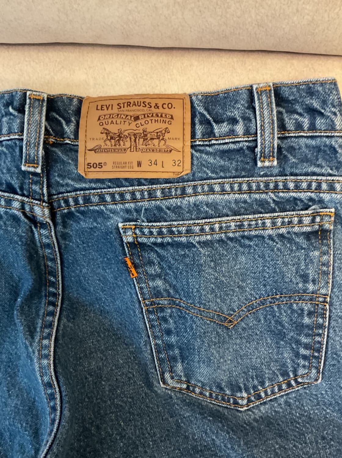 90s made in usa levis 505 orange tab 상품이미지3