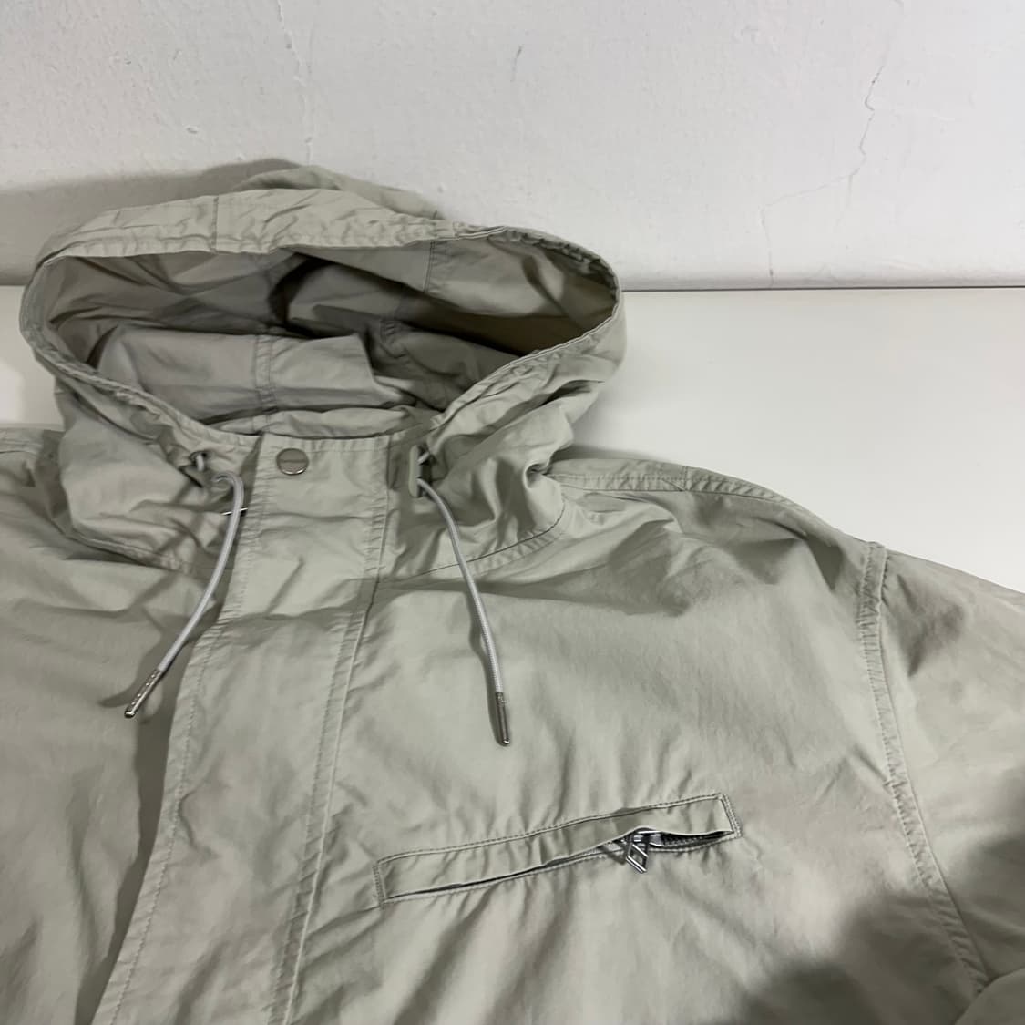 L-XL 커버낫 아이보리 바람막이 자켓 상품이미지4