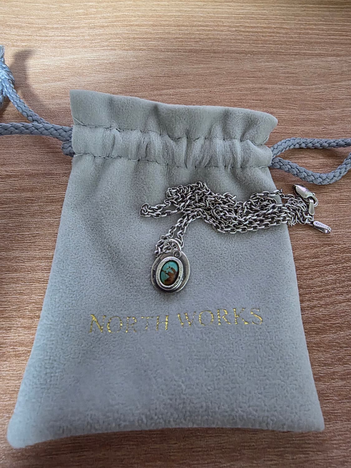 노스웍스 터키석 목걸이+ Azuki Chain M 상품이미지1