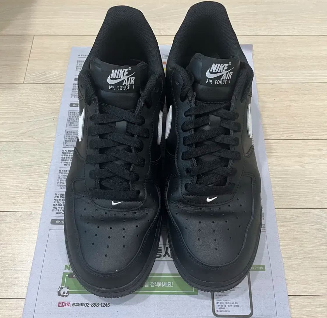 나이키 에어포스1 로우 검흰 (285mm) 상품이미지3