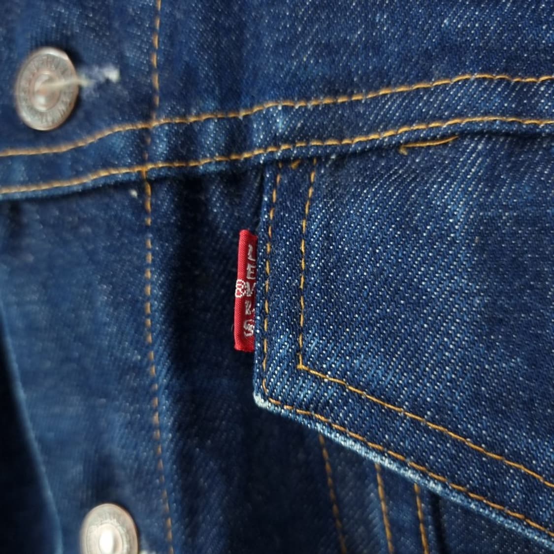 [리바이스]60'S 빈티지 350 마카오공장 빅 E 데님자켓 P01494 상품이미지6